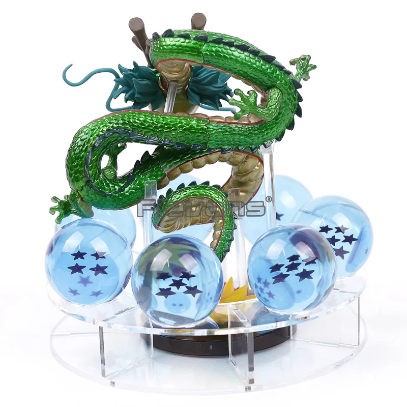 Dragon Ball Z Shenron + 7 шт. 3,5 см хрустальные шары с полки ПВХ Рисунок игрушки Коллекция Модель (без коробка)