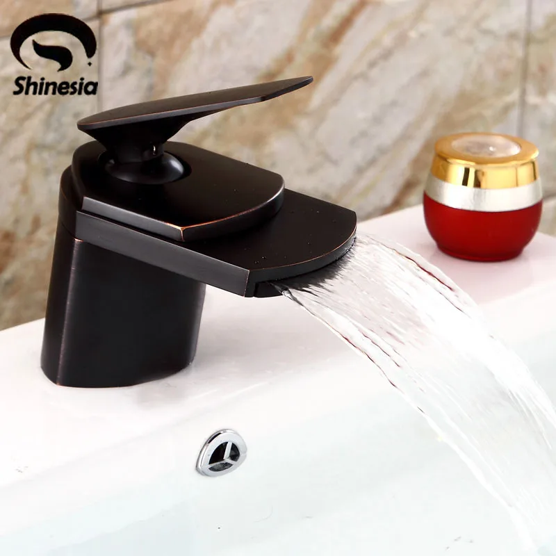 

Oil Rubbed Bronze Bathroom Sink/ Basin Faucet Single Handle Countertop Mixer Tap