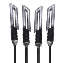 2016 NEW 4PCS 15 LED Universal Motorcycle font b Motorbike b font Turn Signal Indicator Light