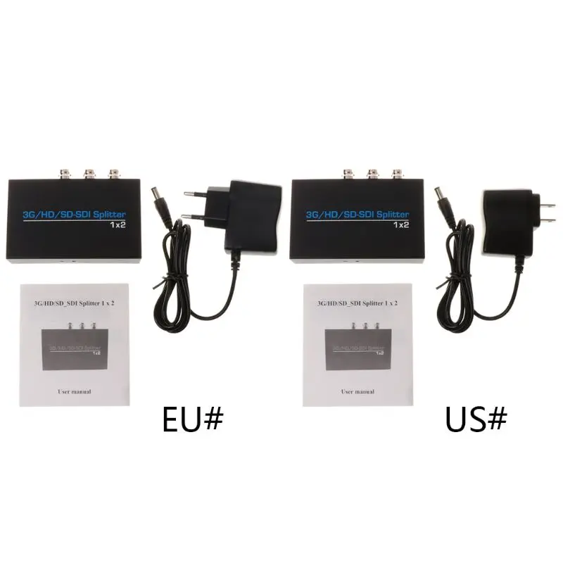 

New NK-812 SD-SDI HD-SDI 3G-SDI 1x2 Splitter SD/HD/3G-SDI Video Distributor Switcher Accessories