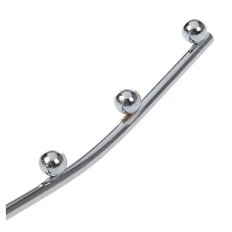Wall Mount Waved Waterfall Hanger Rack 7 Beads Garment Display Hooks Wall Mount Waved Waterfall Hanger Rack 7 Beads Garment Display Hooks