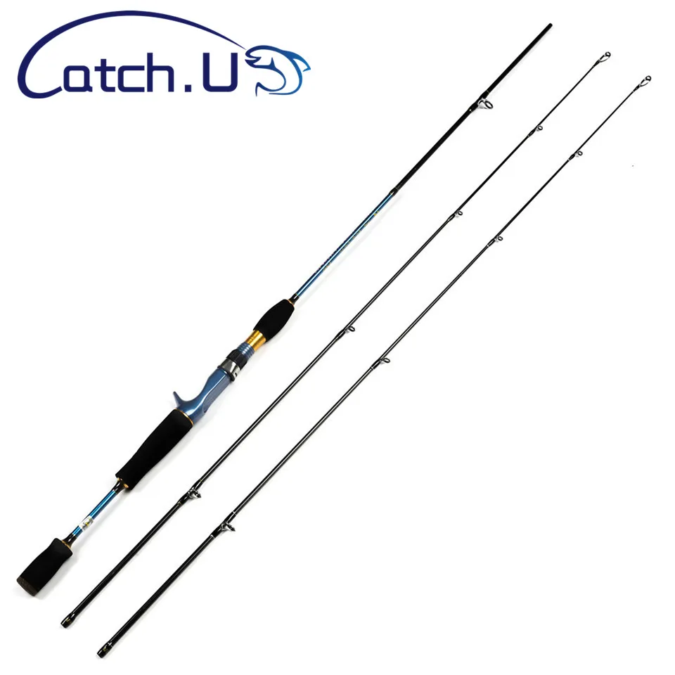 Catch.U Fishing Rod Lake Carbon 4 28g/18 50g ML/MH Blue Fishing Rods