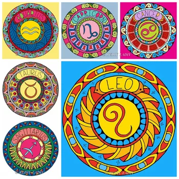 

REDIY LADIY Diamond Mosaic Pattern Full Square Diamond Embroidery Mandala Crystal Rhinestones Cross Stitch Home Decoration Gift