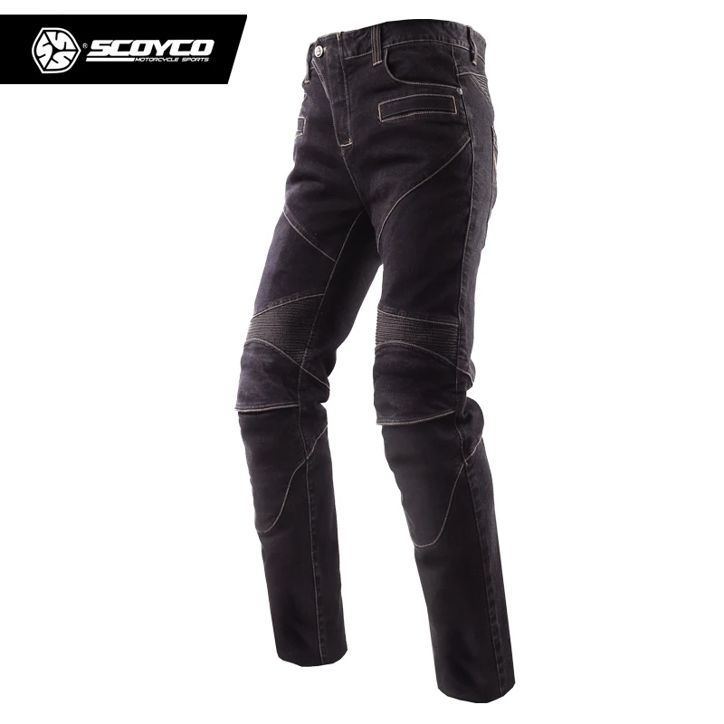 

Scoyco P043 Highly Elastic Motorcycle Racing Pants Wear-Resistant Men Motocross Pants With Pads Sport Trousers Motorbike Jeans
