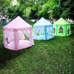 Портативные Детские игрушки, палатки, шарики для игры, бассейн, Замок принцессы для девочек, игровой домик, детский маленький домик