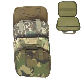 

14" Tactical Hand Gun Bag Nylon Gun Case Shooting Shotgun Hunting Airsoft Case Bag Military Magazine Carry Pistol Bag With Strap