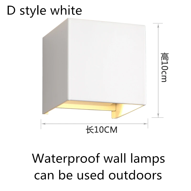 Современный светодиодный настенный светильник в скандинавском стиле для гостиной, Светильники для спальни, водонепроницаемые наружные настенные светильники, лестницы, настенные бра, освещение для прохода