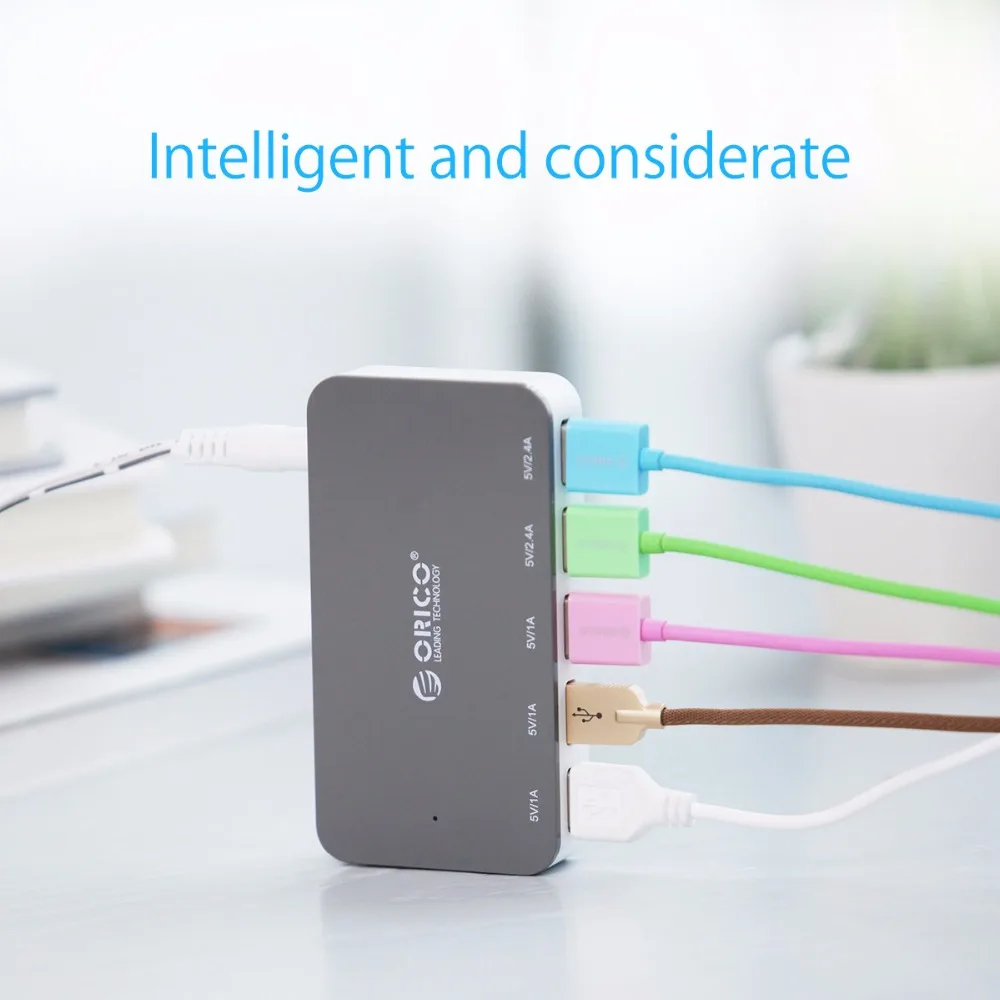 Оригинальное зарядное устройство для планшетов с 5 USB портами универсальное