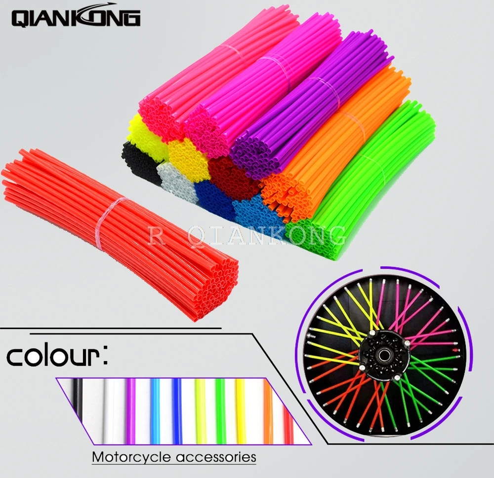 

72 Pcs Universal Motorcycle Dirt Bike Enduro Off Road Rim Wheel spoke skins For KTM 65 85 250 125 SX KLX250 KLX450R 450 530 EXC