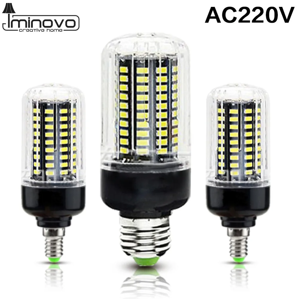 Светодиодная лампа E27 светодиодная лампочка E14 SMD5730 220 В кукуруза лампочки 24 36 48 56 69