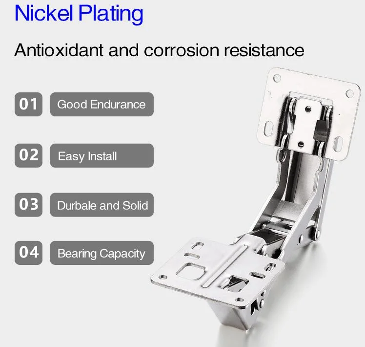 Сверхмощный дверной шарнир, отрегулированный на 130-170 градусов, шарнир для угловой двери шкафа, без сверления отверстий, пружинный шарнир в форме моста