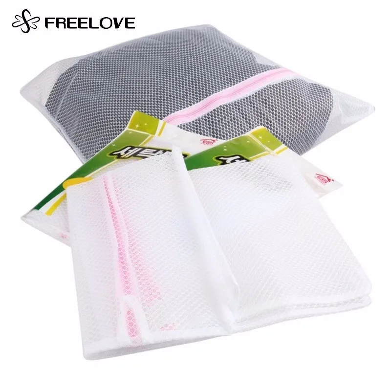 Сливовая сетка нейлоновые однотонные белые мешки для белья 50x50 см розовая молния качественные тканевые чистящие сумки для хранения