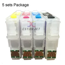 CSTINKJET 5 комплектов чернильный картридж T29xl для Epson XP342 XP345 XP442 XP445 xp-445 xp-345 xp-342 с микросхема автоматического сброса