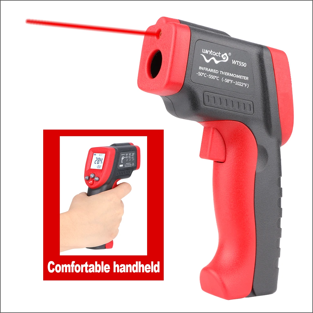 sensores 50 420 digital digital medidor de temperatura infravermelho termometro laser 02