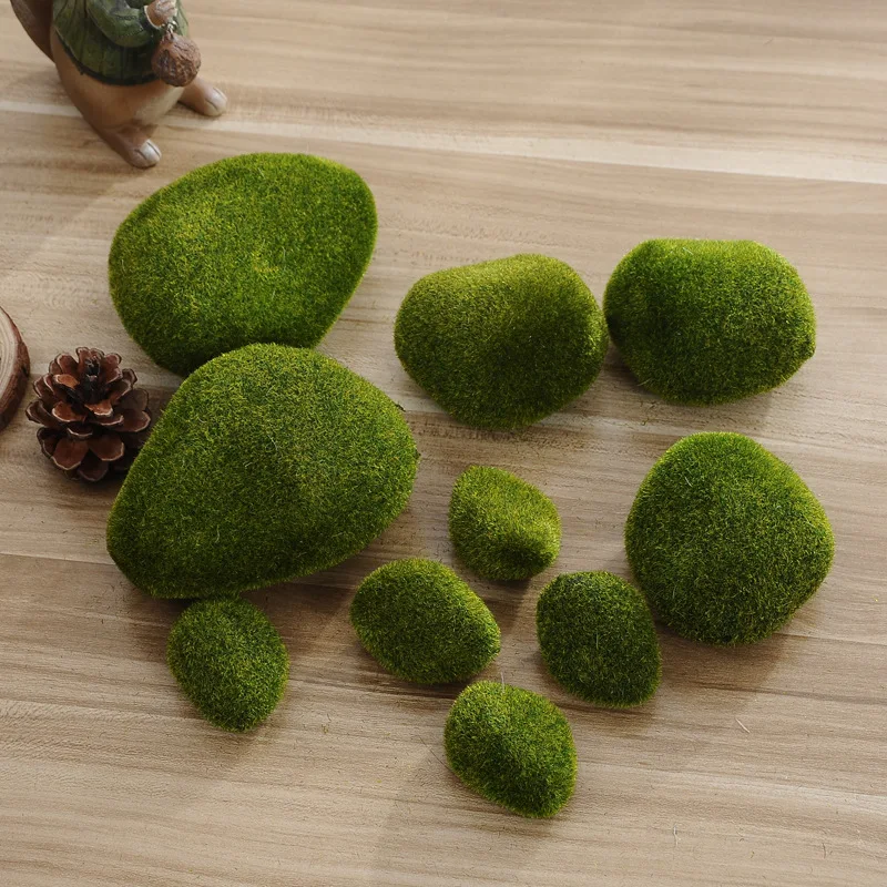 

5Pcs Moss Ball Aquarium Moss Ball Plants Artificial Aquariums Office Supplies Foam Fish Ornament Green Gadget Fish Tank Decor