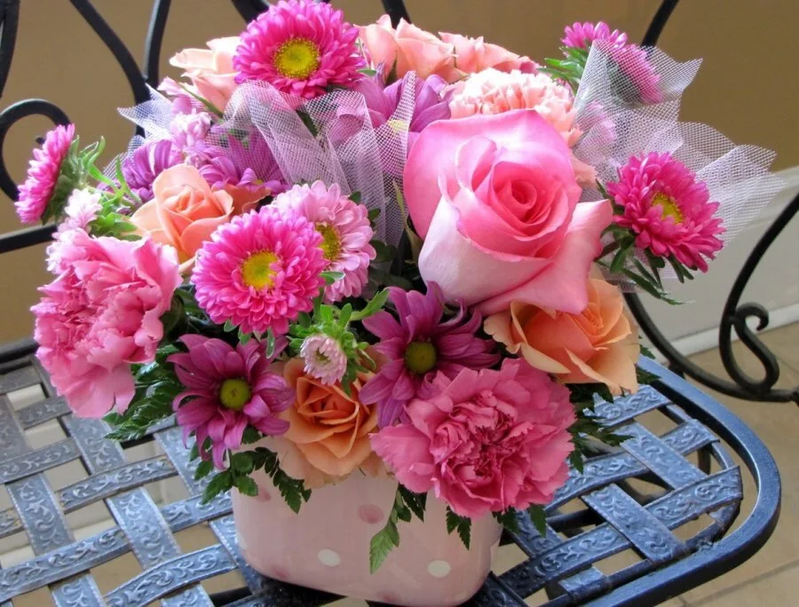 

Full 5D Diy Daimond Painting "Peony&Rose&Chrysanthemum" 3D Diamond Picture Round Rhinestone Diamant Painting Embroidery Flower