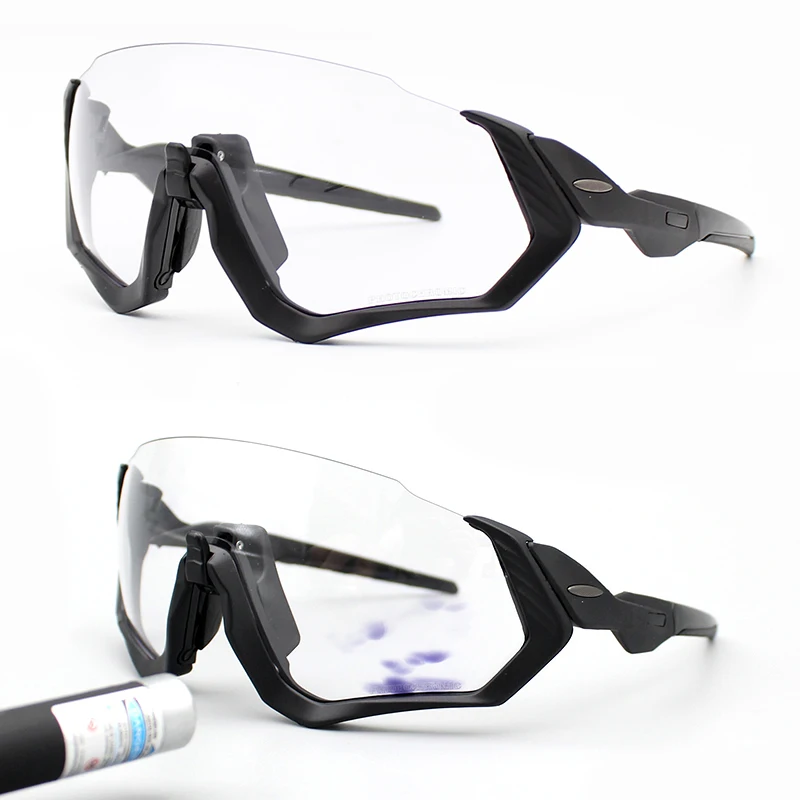 

2019 Men Women Pro Photochromic Cycling Glasses Discoloration Bicycle Goggles Sport Mtb Road Racing Bike Eyewear Riding Sunglass