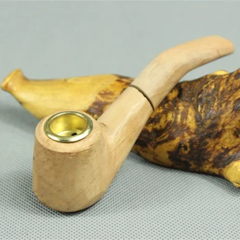

Creative Classic Small Handmade Natural Wood Pipes Smok Smoking Pipe Tobacco Pipe Smoking Accessories Mouthpiece Grinder Smoke