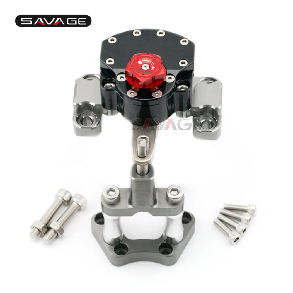 

Reversed Safety Steering Damper For KTM 990 SMT 2009-2013 10 11 12 Motorcycle Adjustable Stabilizer with Mount Bracket