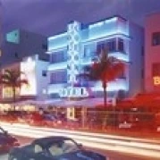 Ocean Drive  Miami Beach  Miami  Florida  USA Poster Print (36 x 12)