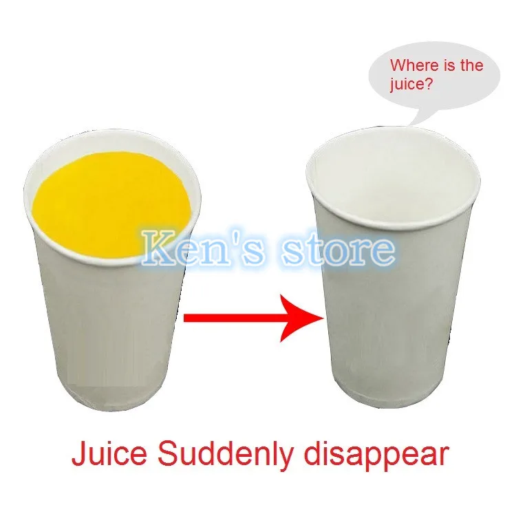 5pcs/lot Juice/coffee Disappear Vanish Magic Tricks Illusion Mentalism