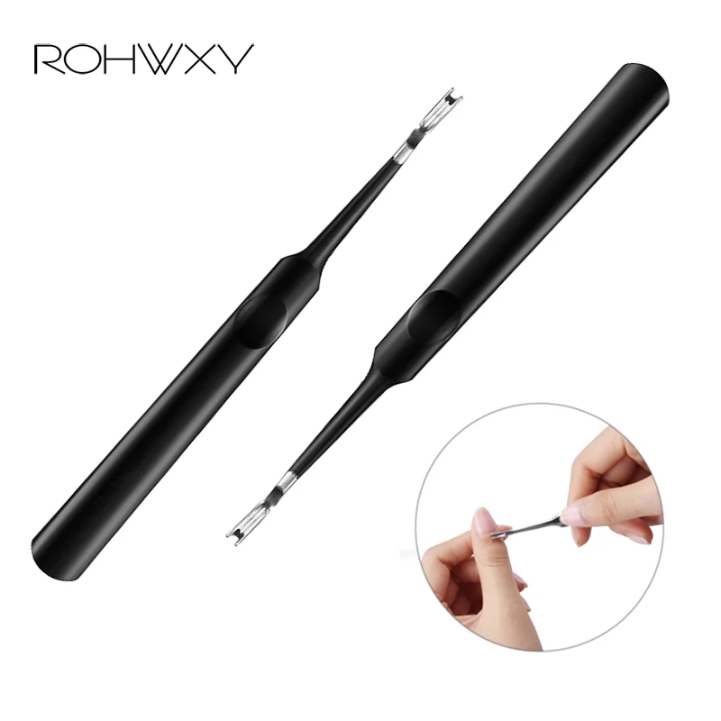 Машинка для удаления кутикулы ROHWXY из нержавеющей стали вилка омертвевшей кожи
