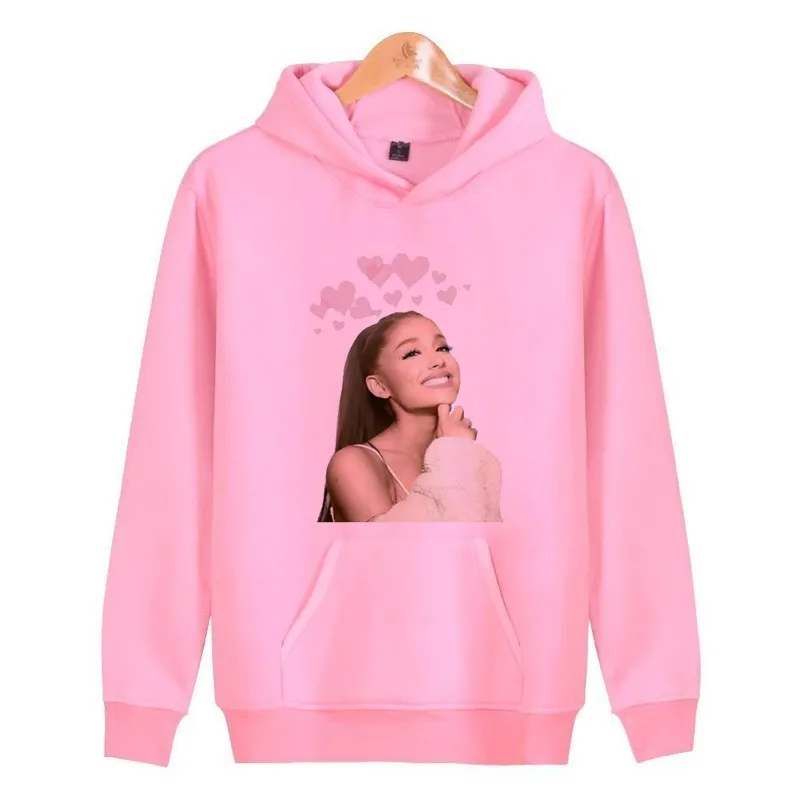 Женский свитер для женщин пуловер уличная одежда Ariana Grande Hoody Harajuku Kawaii японские