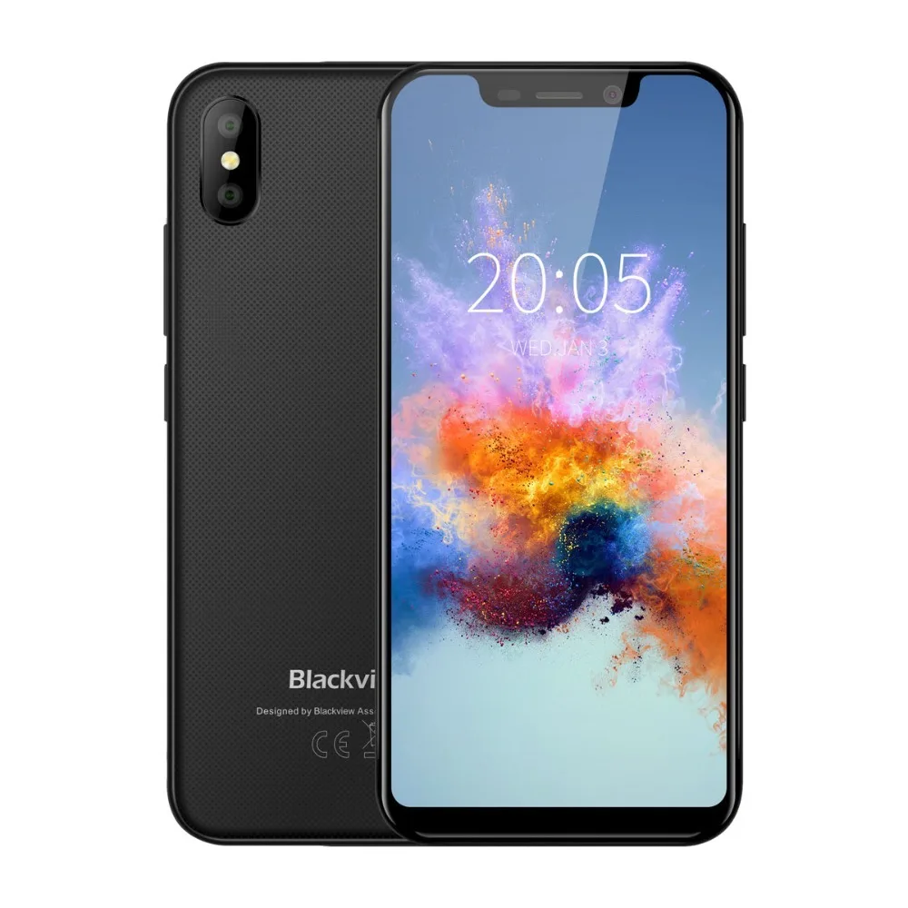 BLACKVIEW A30 телефон 5," 19:9 полноэкранный MTK6580A четырехъядерный Android 8,1 2 ГБ+ 16 Гб Dual SIM Face ID 8,0 МП Двойная камера смартфон