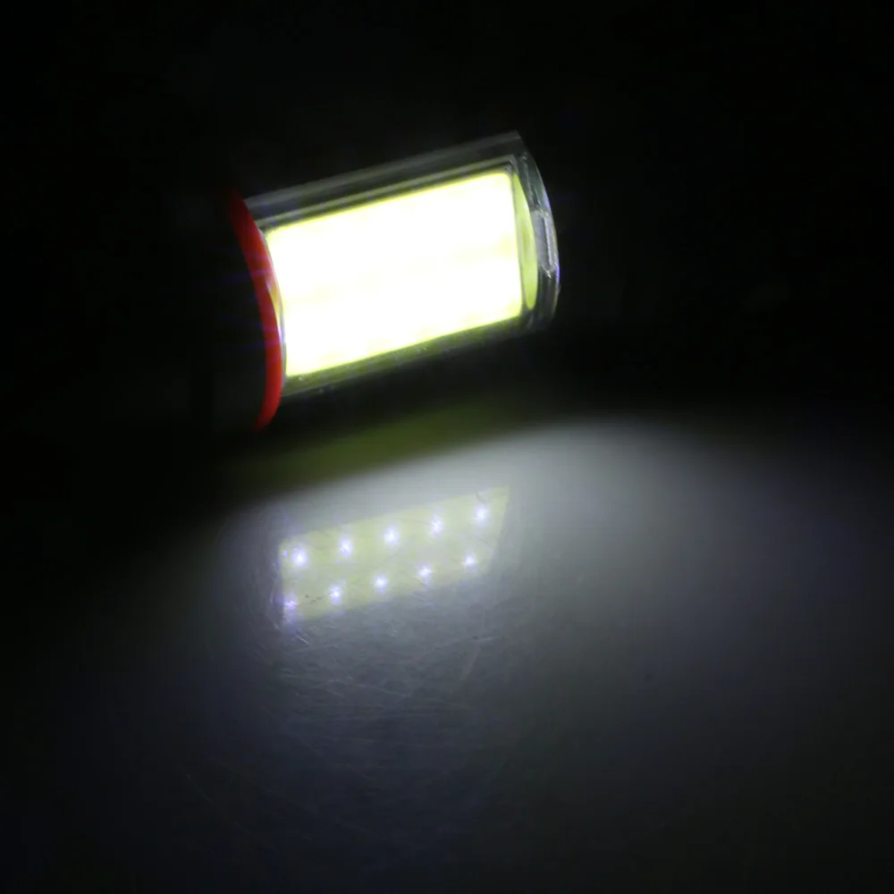 Супер яркий COB светодиодный фонарик Ручной водостойкий Фонарь карманный рабочий свет для аварийного кемпинга походный фонарь