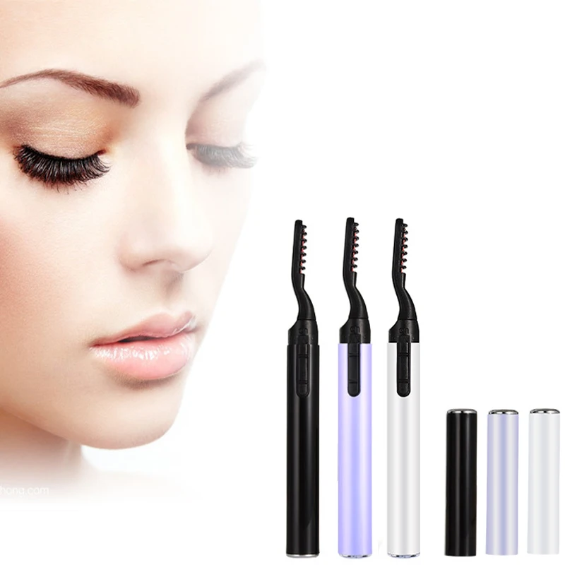

Portable Pen Style Electric Perm Heated Eyelash Curler Long Lasting Eye Lash Curler Makeup Curling Kit for Women