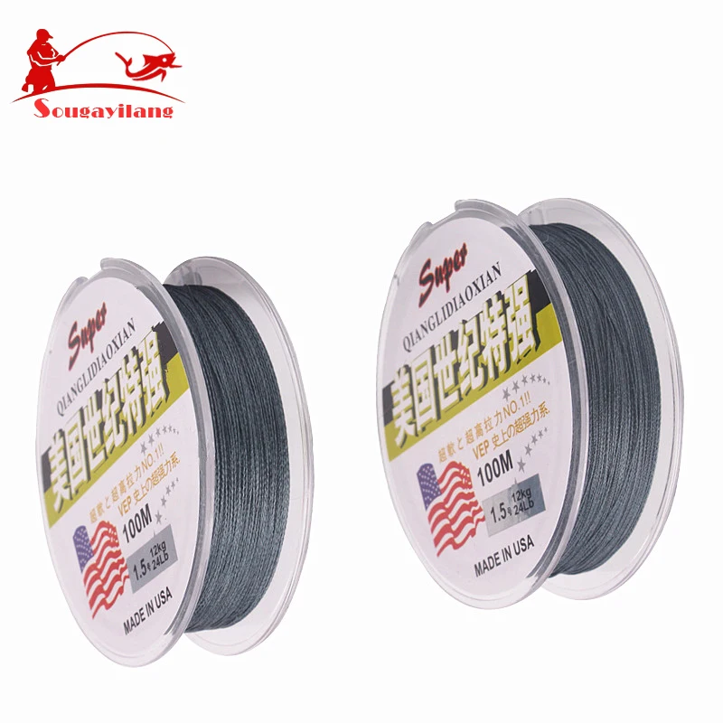Super Strong Braided Fishing Line 100M Multifilament American