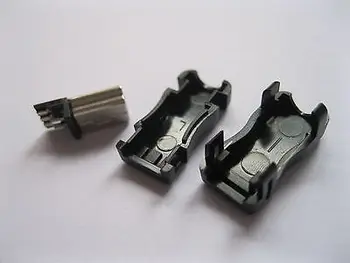 

20 pcs Mini USB Plug Male Socket Connector 5 Pin Plastic