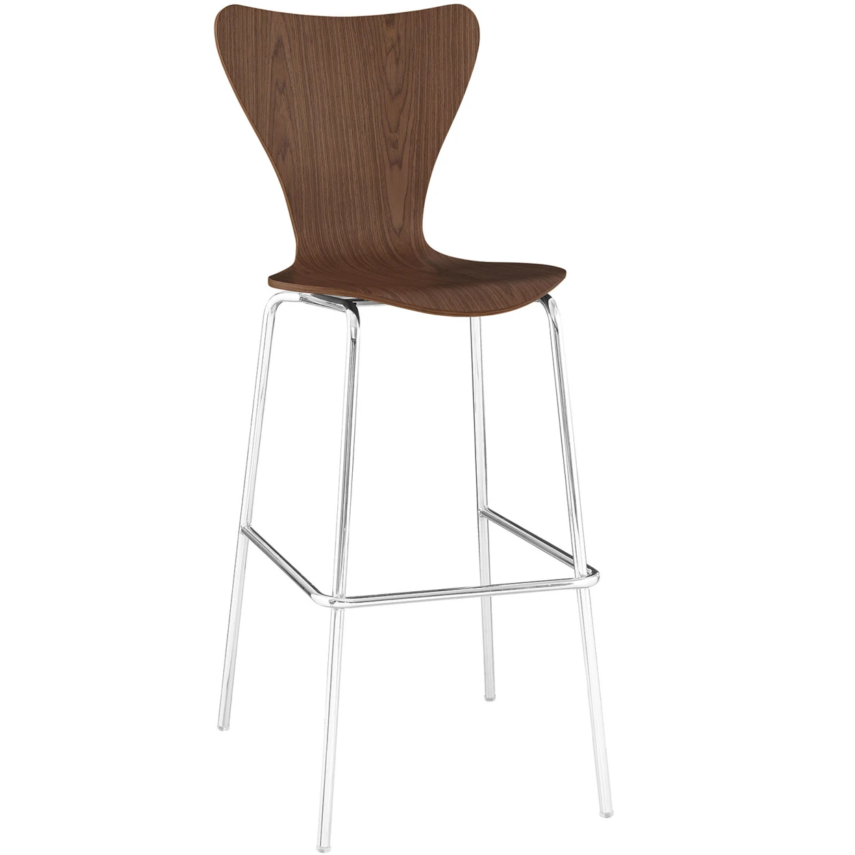 Ernie Wood Bar Stool, EEI-538-WAL