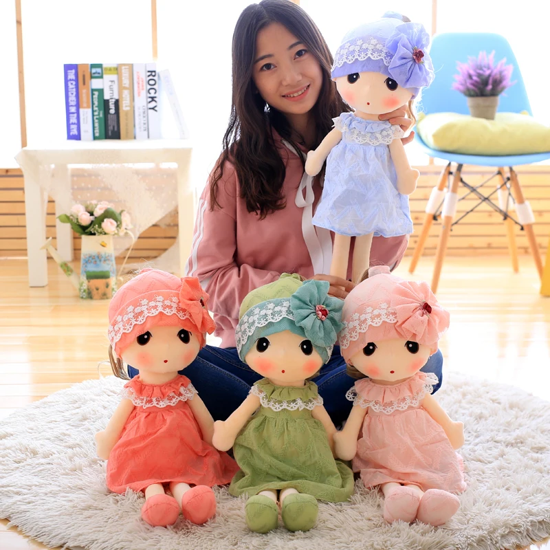 

40cm/60cm Lovely pretty Original stuffed doll high quality Mayfair bud Dolls Lace plush toys for kids girls birthday gifts
