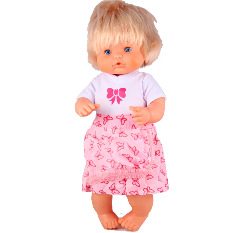 Одежда для кукол, размер 41 см, Nenuco Doll Nenuco Ropa y su Hermanita, модное платье феи, платье в горошек для 16 дюймов, Nenucos - Цвет: dress 8