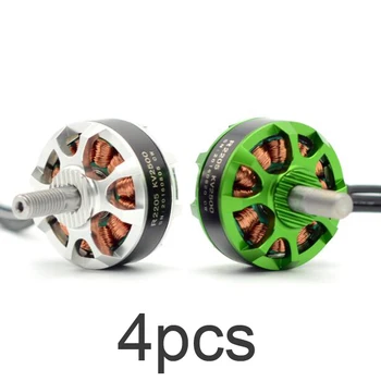 

4pcs 2016 NEWEST Sunnysky R2205 2300KV 2500KV CW/CCW Brushless Motor for FPV Racing Quadcopter kvadrokopter silver green