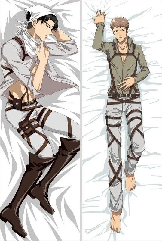 Erwin Smith BL Anime Attack On Titan Hugging Body Pillow Case Cover
