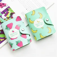 Милые держатели для карт 20 бит, канцелярские принадлежности из искусственной кожи, функциональный бизнес-держатель для карт, сумка для карт, кошелек для паспорта