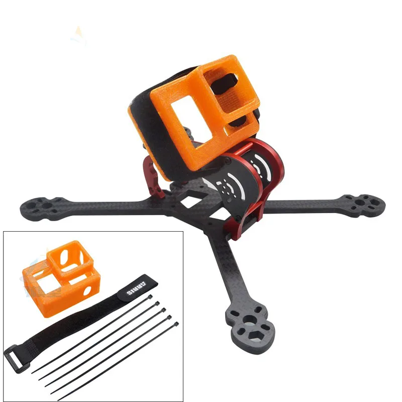 

FPV GOPRO 5/6/7 Camera 3D Printed Hold Mount Install Holding Base Support Covered Seat For RC FPV Racing Drone Quadcopter Frame