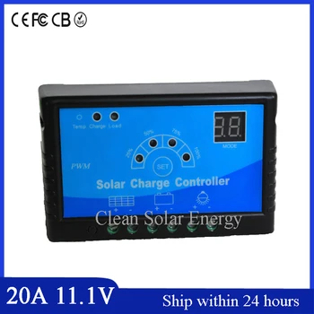 

Best Price PWM Mode 20A 11.1V Solar Charge Controller use for LED Lighting in Solar PV System for Lithium Battery/LCD display