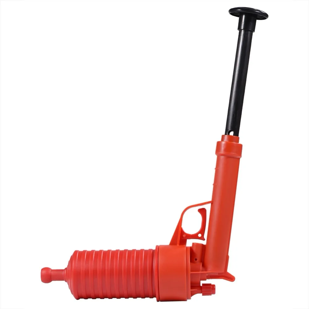 

Toilet Cleaner Handle Powerful Suction Plunger Drain Buster With Two Suckers For Sink