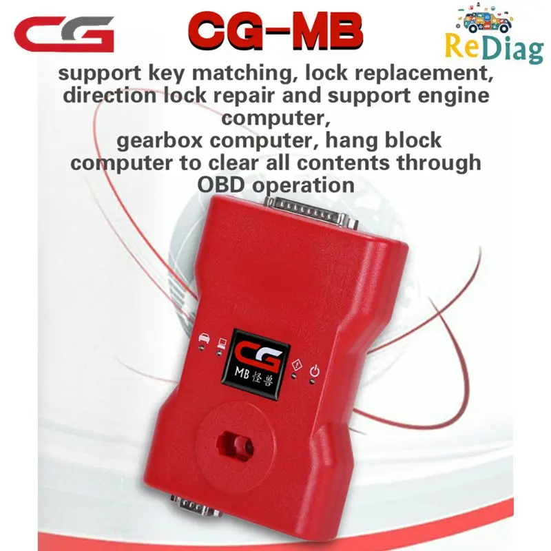 Программатор ключей CGDI Prog MB для Benz самый быстрый путь через OBD поддержка всех