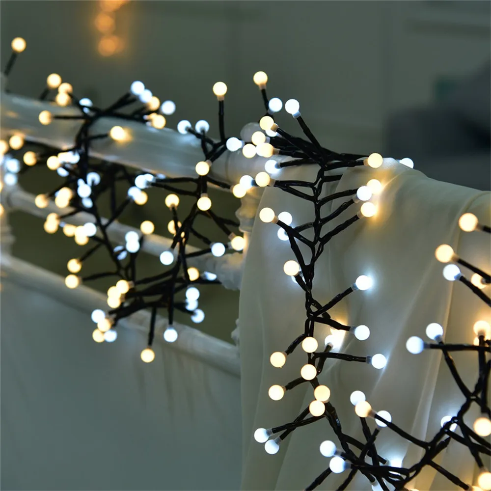 US $29.59 VNL Outdoor 8M 400 LED String Lights Changeable For Pink Xmas Garland Cafe Party Wedding Decoration Christmas Fairy Lights