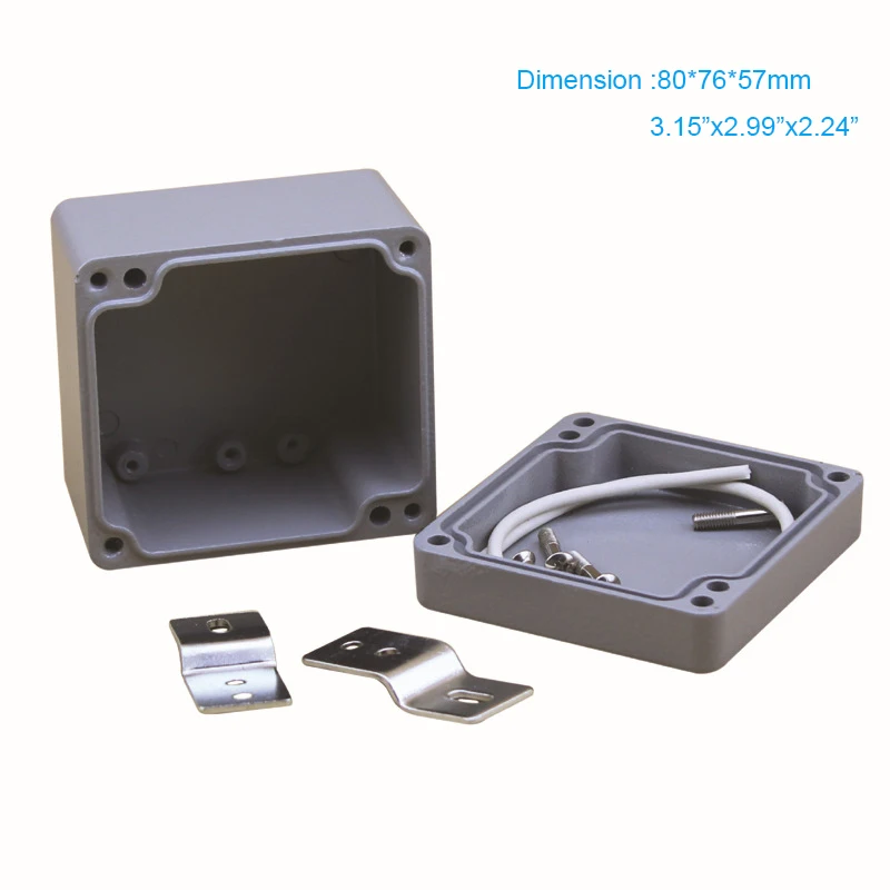 

Waterproof Control Monitor Cable Junction Box / Industrial Use Aluminum Enclosure /Casing 135*85*56mm(5.31"x3.35"x2.2") FA2-2