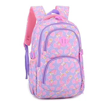 

Fashion Cute Kids Backpacks for School Teenagers Girls Nylon Waterproof Hearts Printed Students Backpacks School Bags Mochil