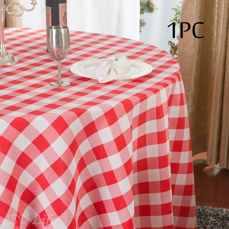 Wedding Outlet Tablecloth Check Pattern European Table Cover