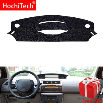 

Rose Pattern Non-slip Dashmat Dash Mat Dashboard Cover Pad Carpet Car Sticker for CITROEN QUATRE C-Triomphe 2008-2016 Styling