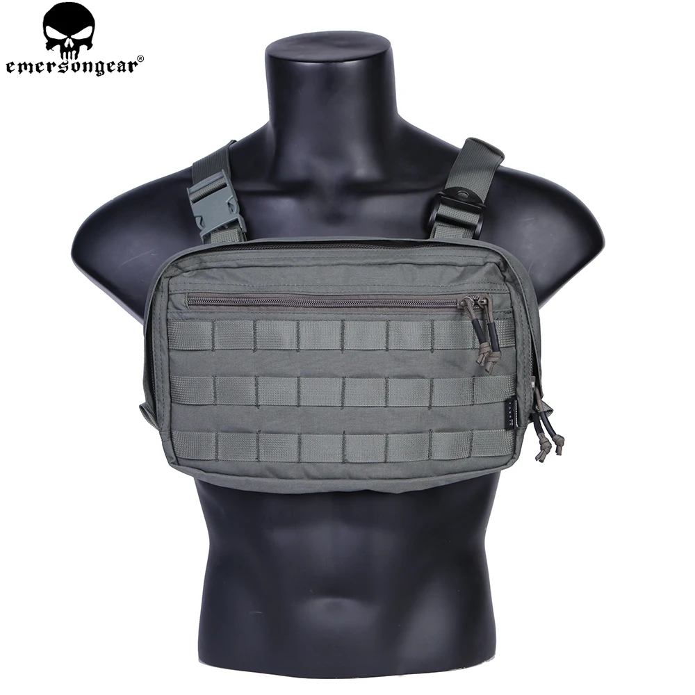 

EMERSONGEAR Chest Recon Bag Tool Pouch Combat Tactical Vest Pouch Bag EDC Chest Bag Multicam FG EM9285