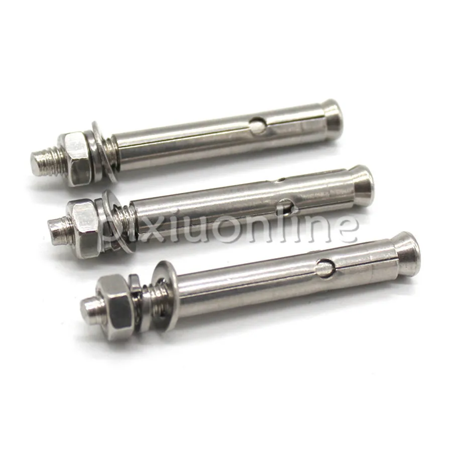 

3pcs/pack J779 Standard M6 6*60mm Expansion Anchoring Setscrew Stainless Steel Material