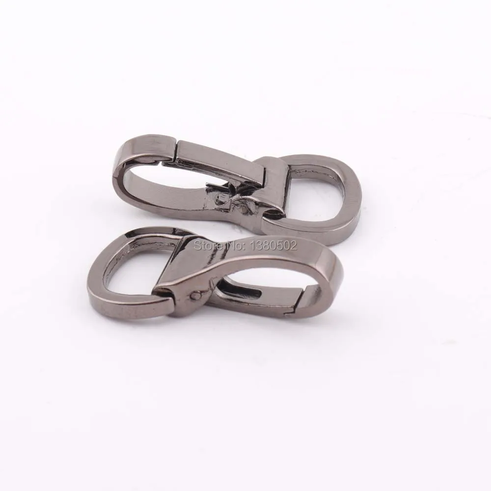 8PCS gunmetal color metal Snap Hooks key chain buckles for bag backpack